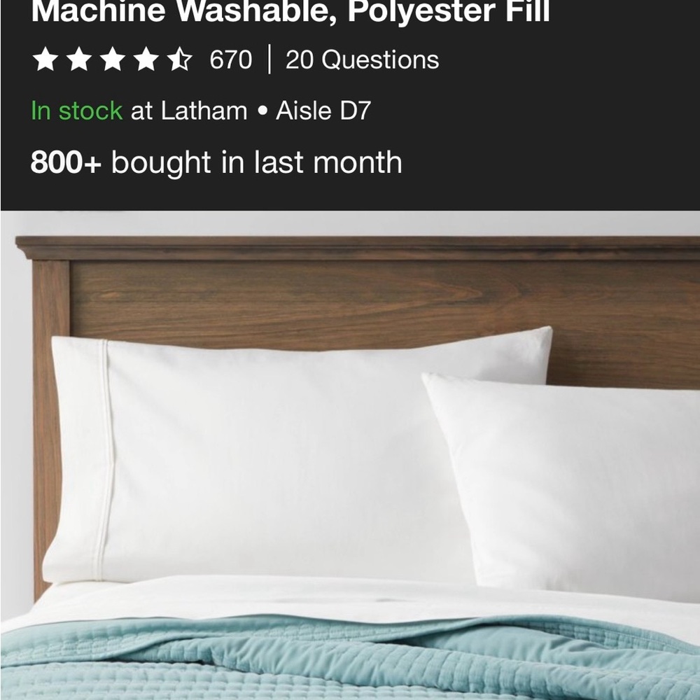 Threshold light teal blue, full/queen velveteen coverlet - Picture 2 of 6